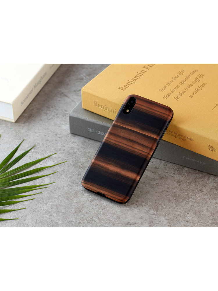 MAN&WOOD SmartPhone case iPhone XR ebony black