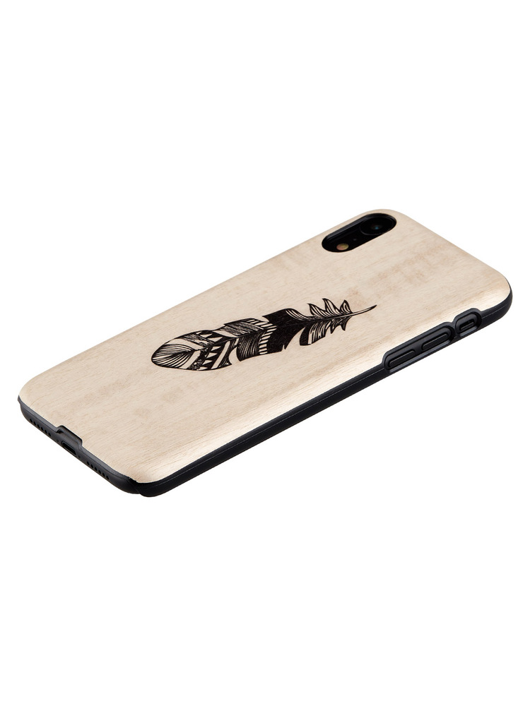 MAN&WOOD SmartPhone case iPhone XR indian black