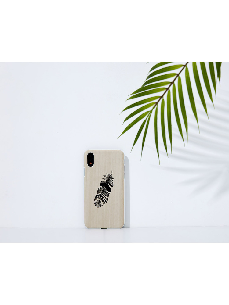 MAN&WOOD SmartPhone case iPhone XR indian white