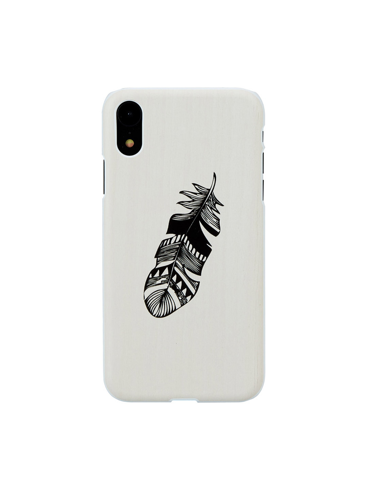 MAN&WOOD SmartPhone case iPhone XR indian white
