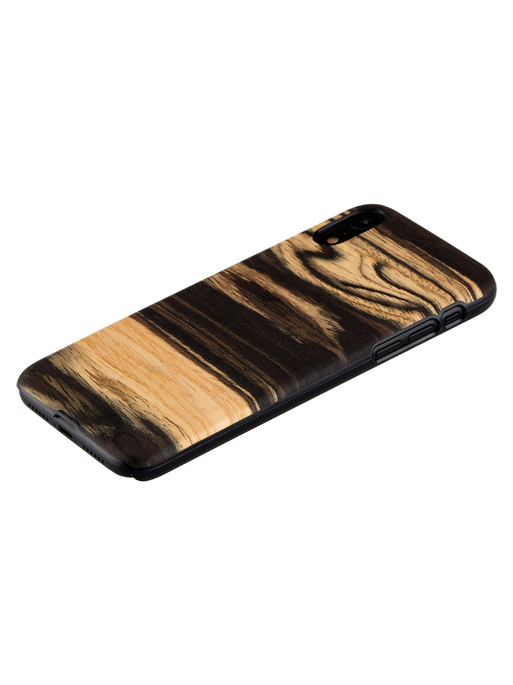 MAN&WOOD SmartPhone case iPhone XR white ebony black