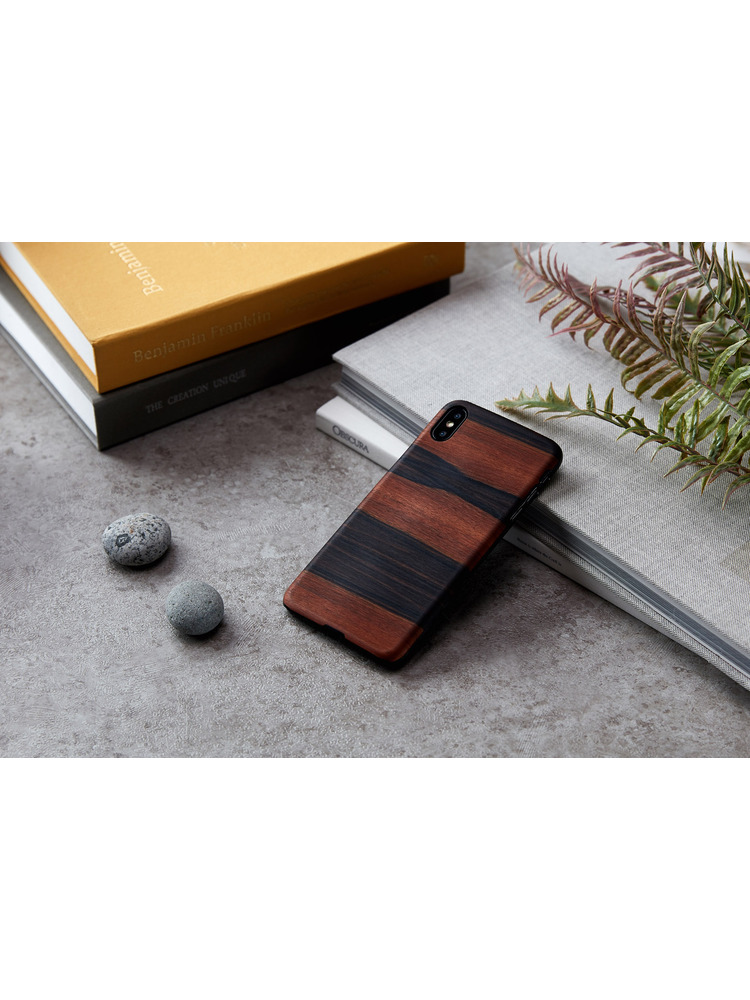 MAN&WOOD SmartPhone case iPhone XS Max ebony black