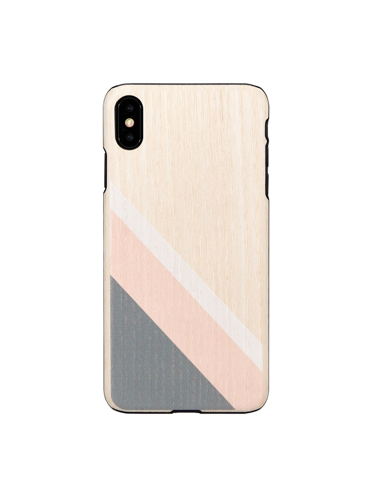 MAN&WOOD SmartPhone case iPhone XS Max pink suit black