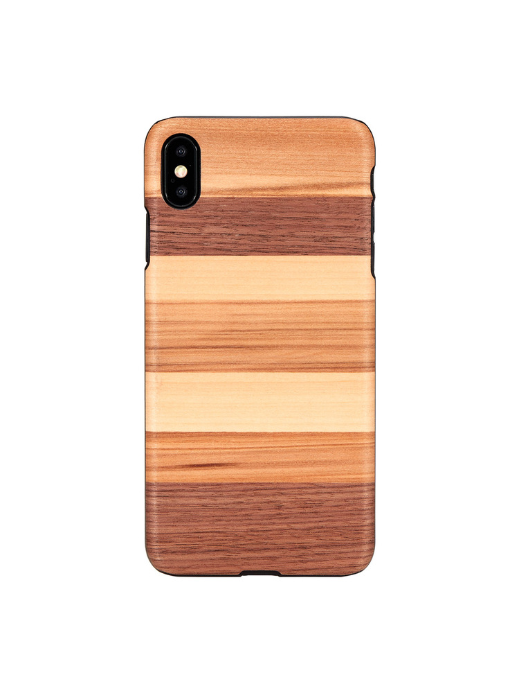 MAN&WOOD SmartPhone case iPhone XS Max sabbia black