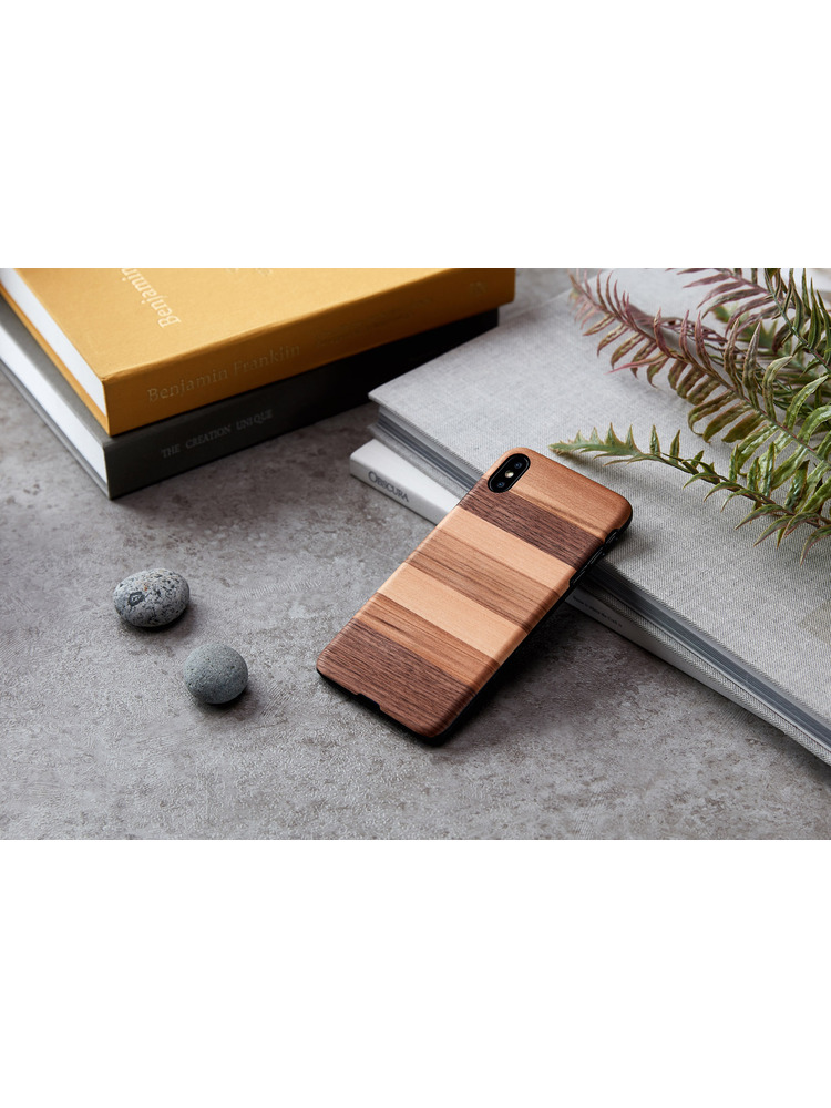 MAN&WOOD SmartPhone case iPhone XS Max sabbia black