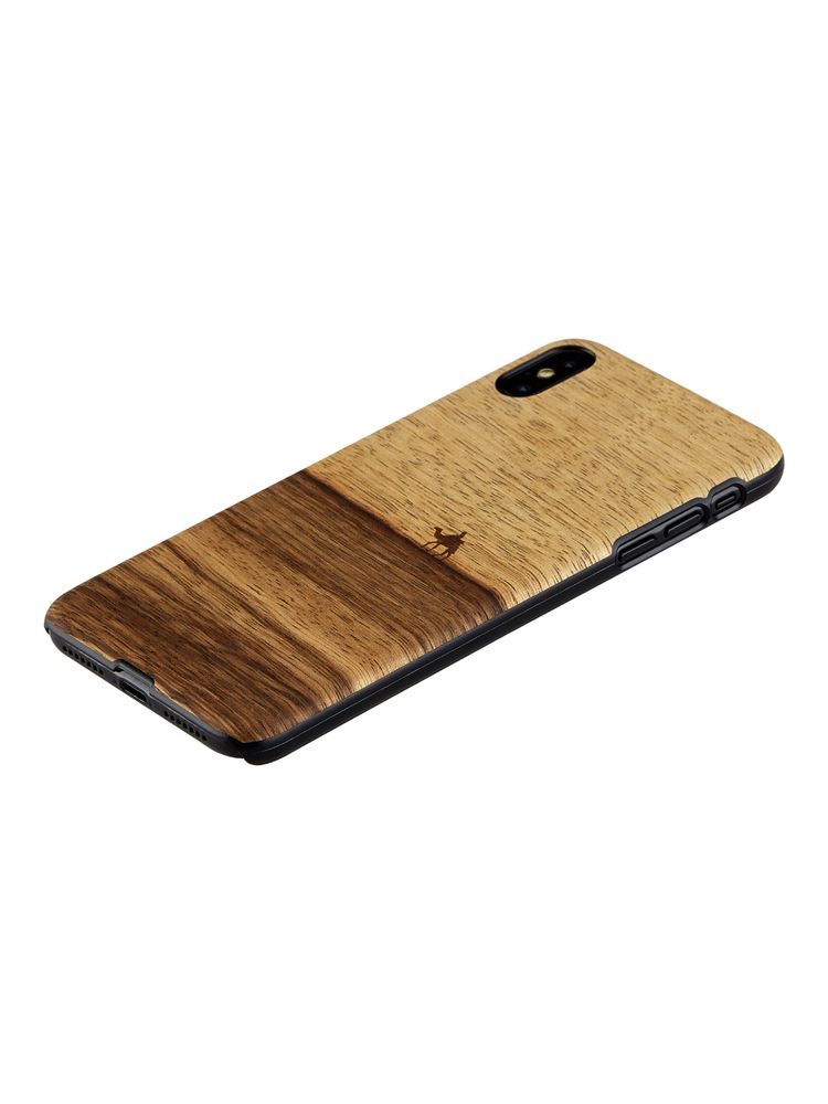 MAN&WOOD SmartPhone case iPhone XS Max terra black