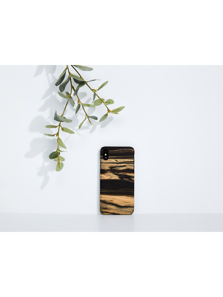 MAN&WOOD SmartPhone case iPhone XS Max white ebony black