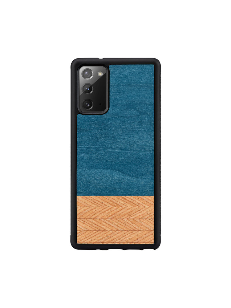 MAN&WOOD case for Galaxy Note 20 denim black