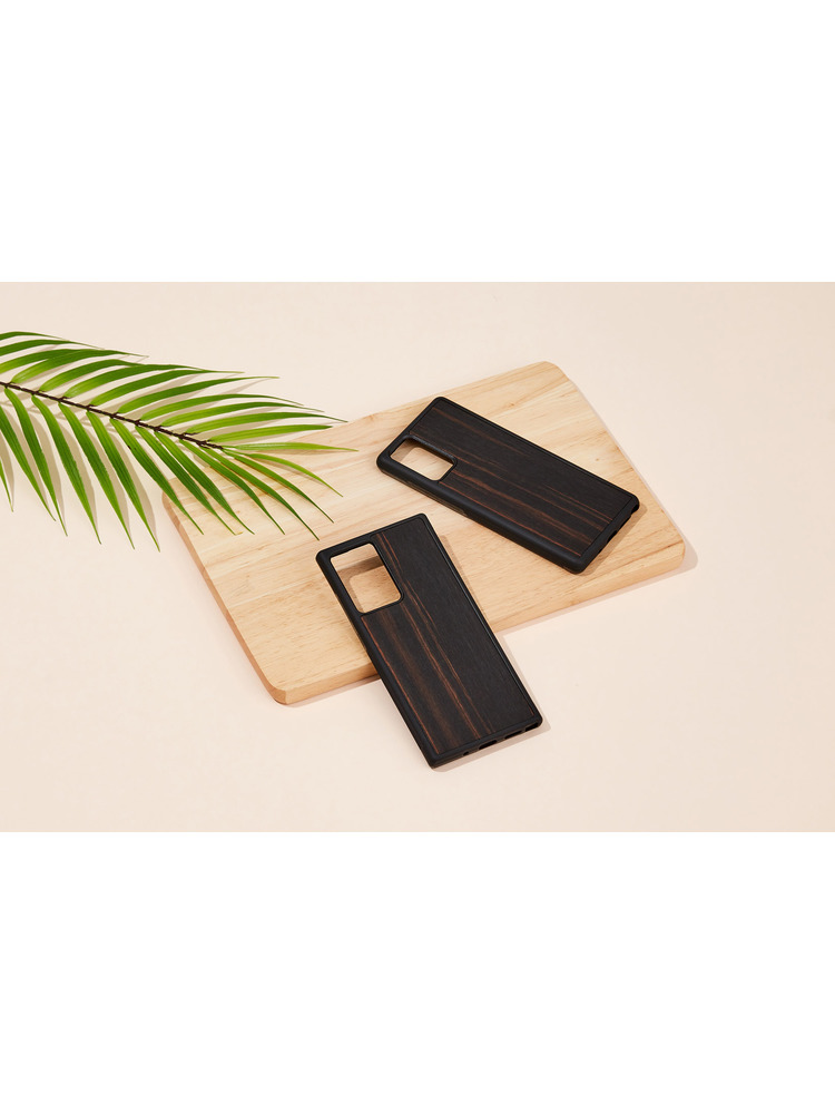 MAN&WOOD case for Galaxy Note 20 ebony black