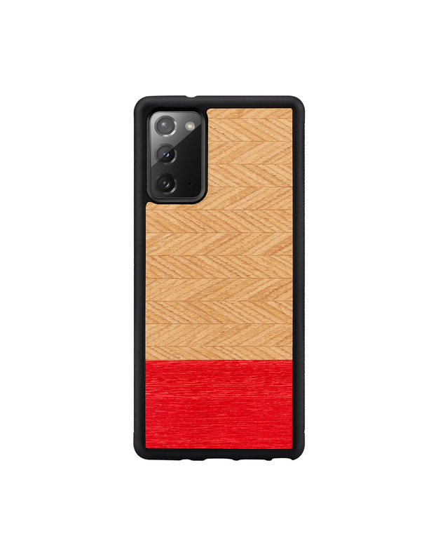 MAN&WOOD case for Galaxy Note 20 herringbone azalea black