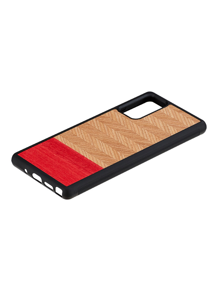 MAN&WOOD case for Galaxy Note 20 herringbone azalea black