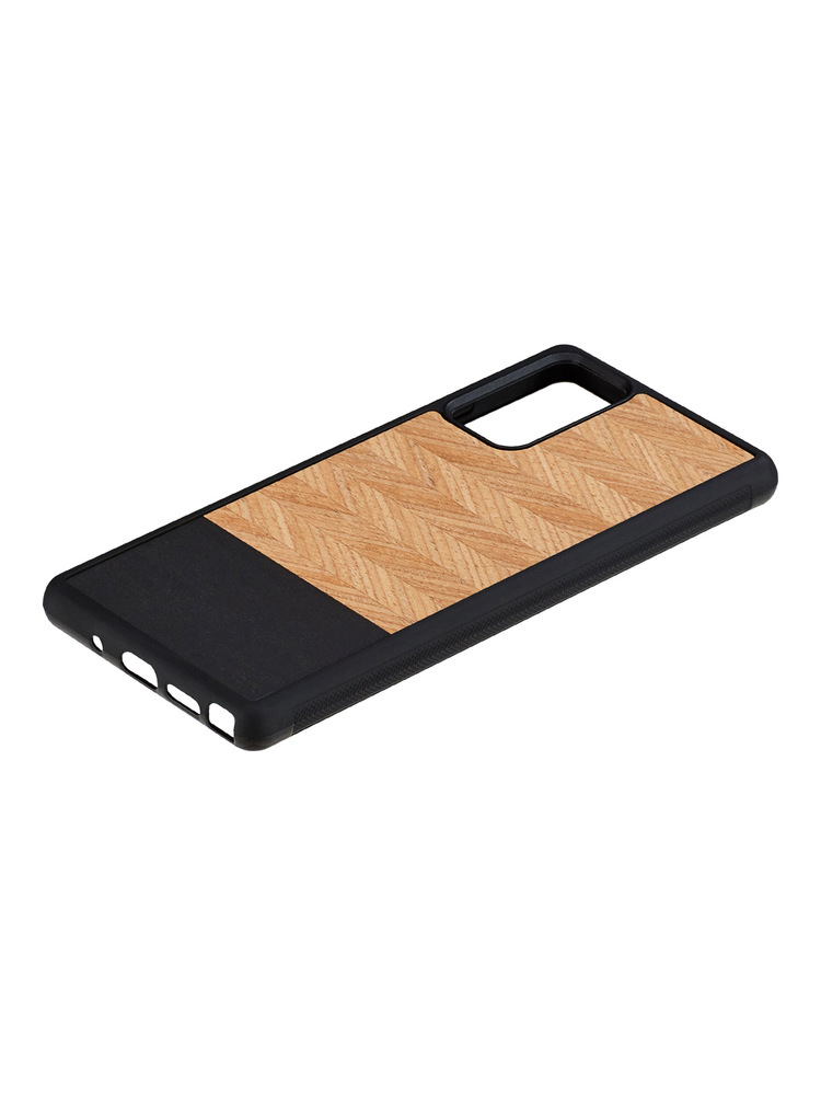 MAN&WOOD case for Galaxy Note 20 herringbone nero black