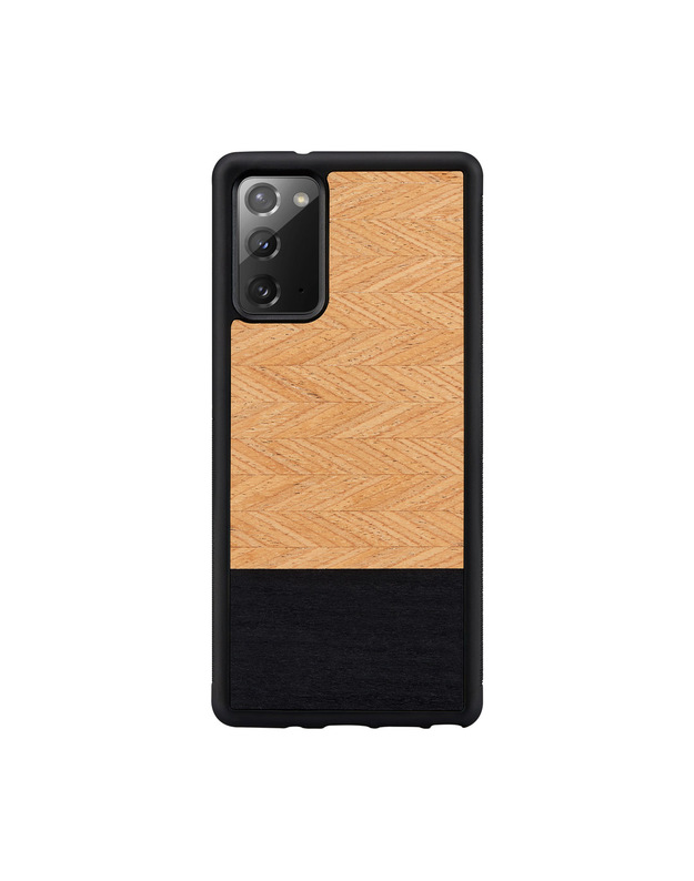 MAN&WOOD case for Galaxy Note 20 herringbone nero black