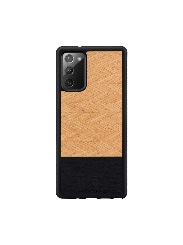 MAN&WOOD case for Galaxy Note 20 herringbone nero black