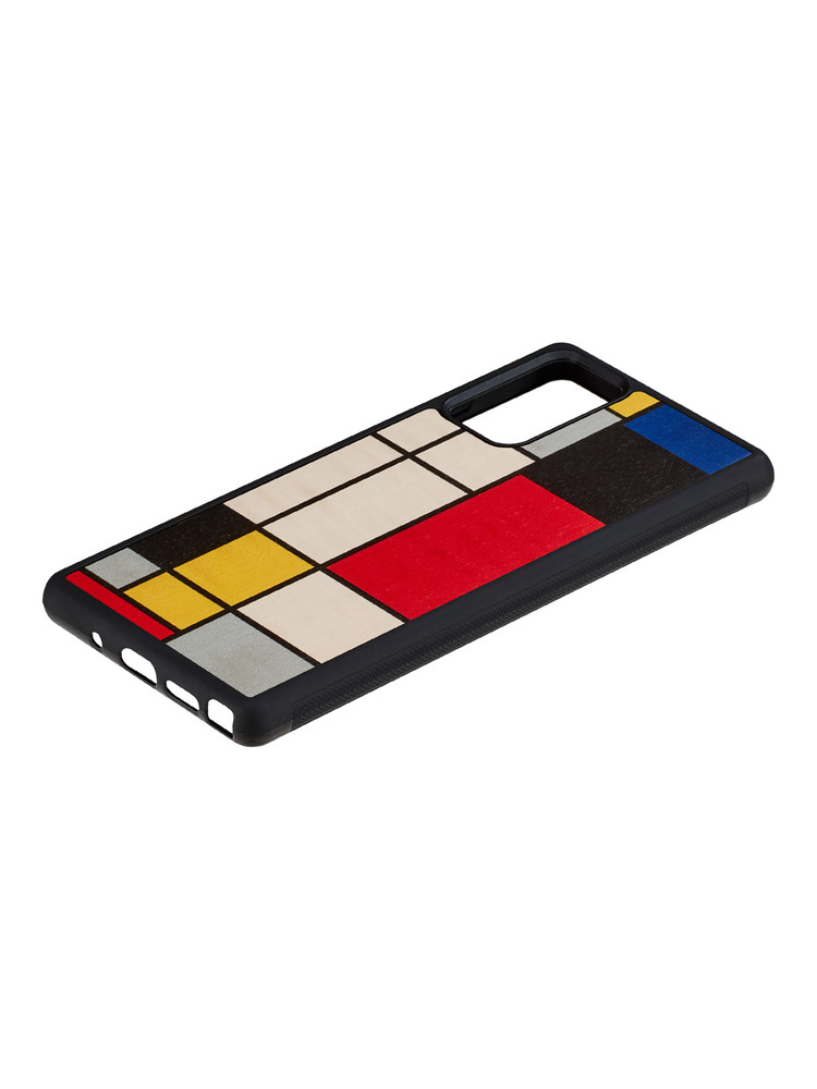 MAN&WOOD case for Galaxy Note 20 mondrian wood black