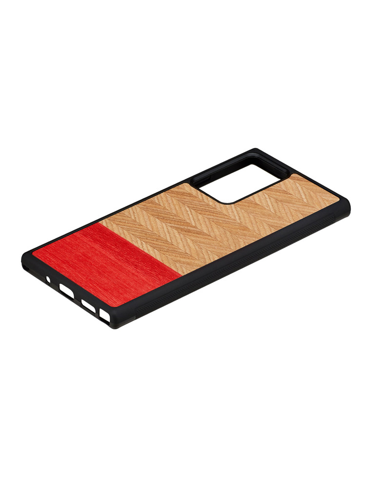 MAN&WOOD case for Galaxy Note 20 Ultra herringbone azalea black