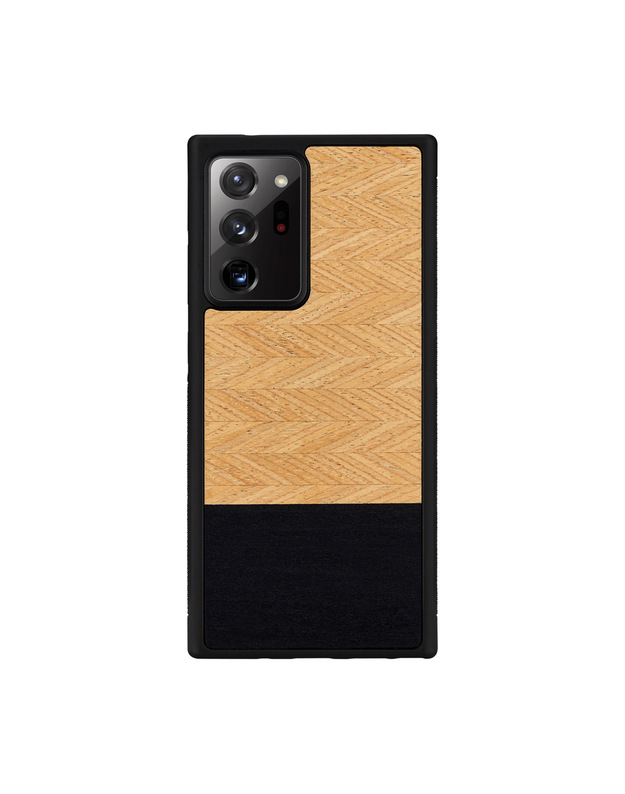 MAN&WOOD case for Galaxy Note 20 Ultra herringbone nero black