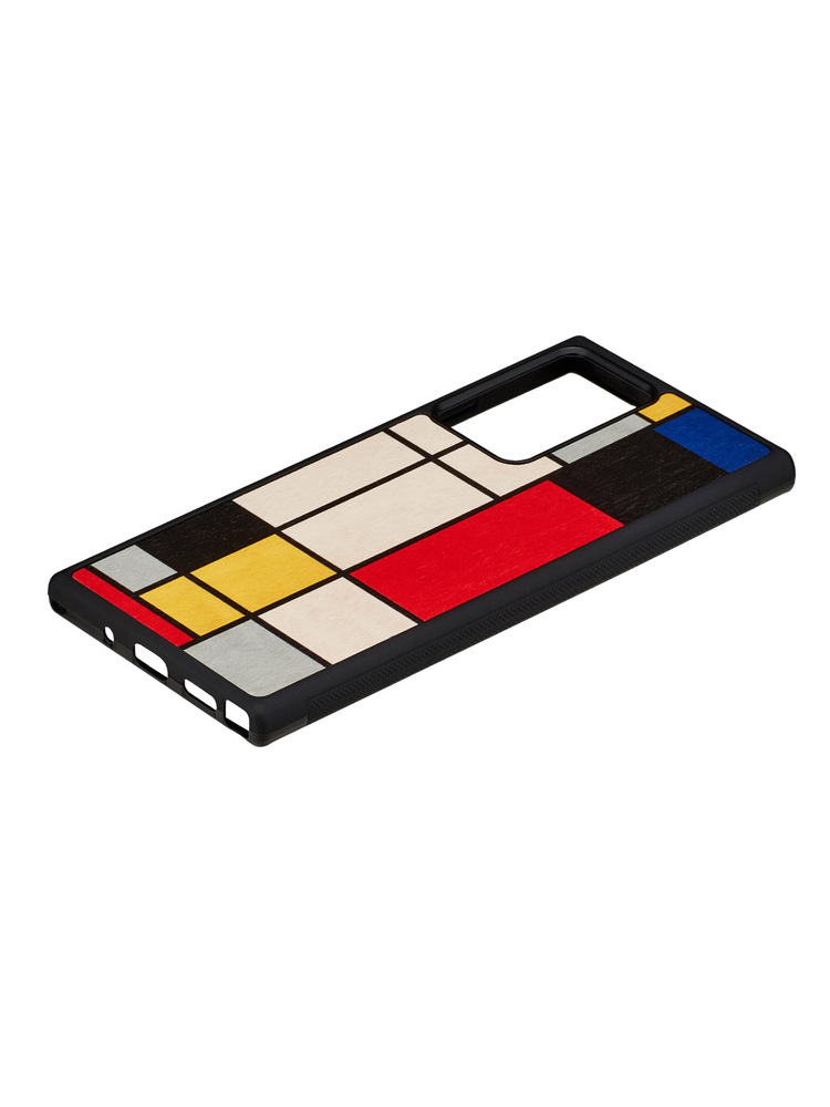 MAN&WOOD case for Galaxy Note 20 Ultra mondrian wood black