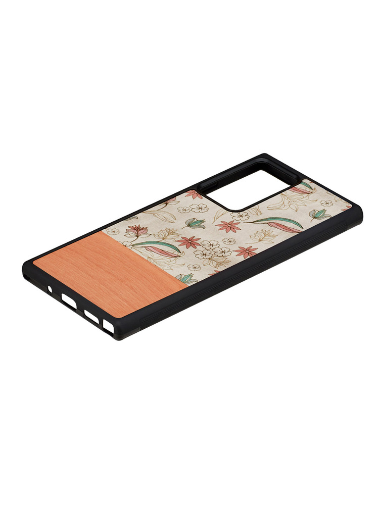 MAN&WOOD case for Galaxy Note 20 Ultra pink flower black
