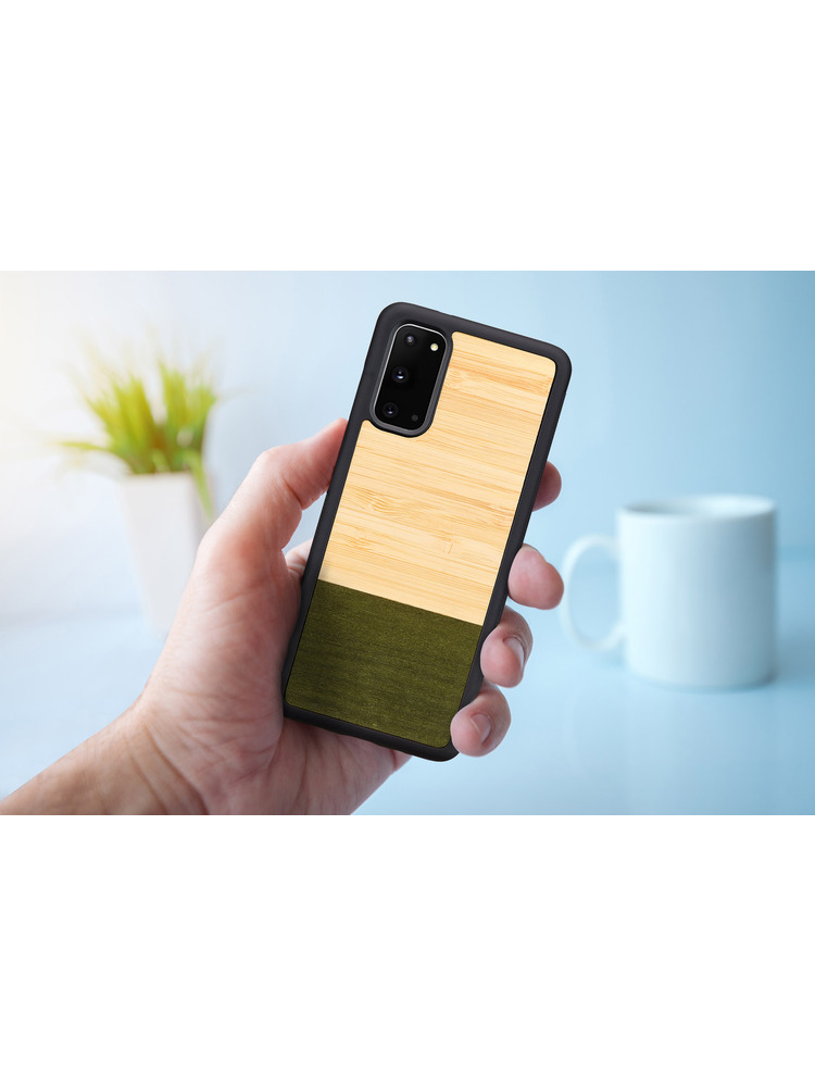 MAN&WOOD case for Galaxy S20 bamboo forest black