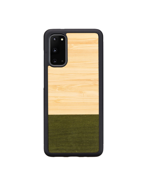 MAN&WOOD case for Galaxy S20 bamboo forest black