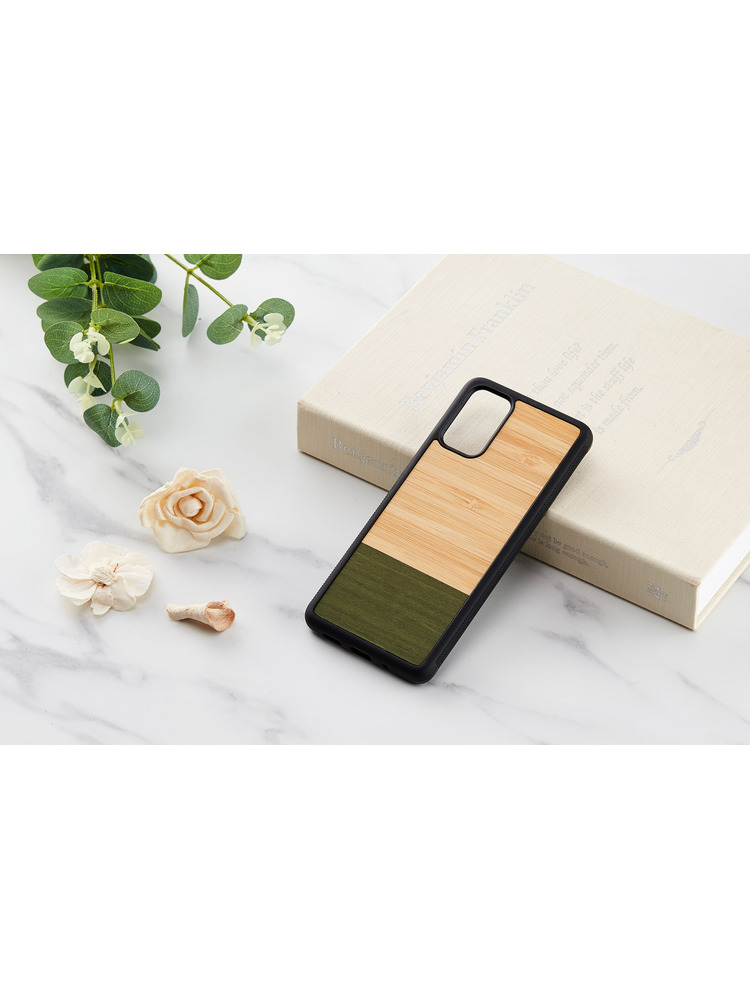 MAN&WOOD case for Galaxy S20+ bamboo forest black