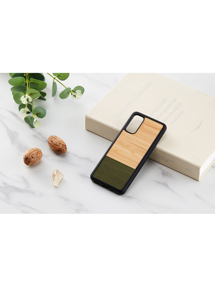 MAN&WOOD case for Galaxy S20 bamboo forest black