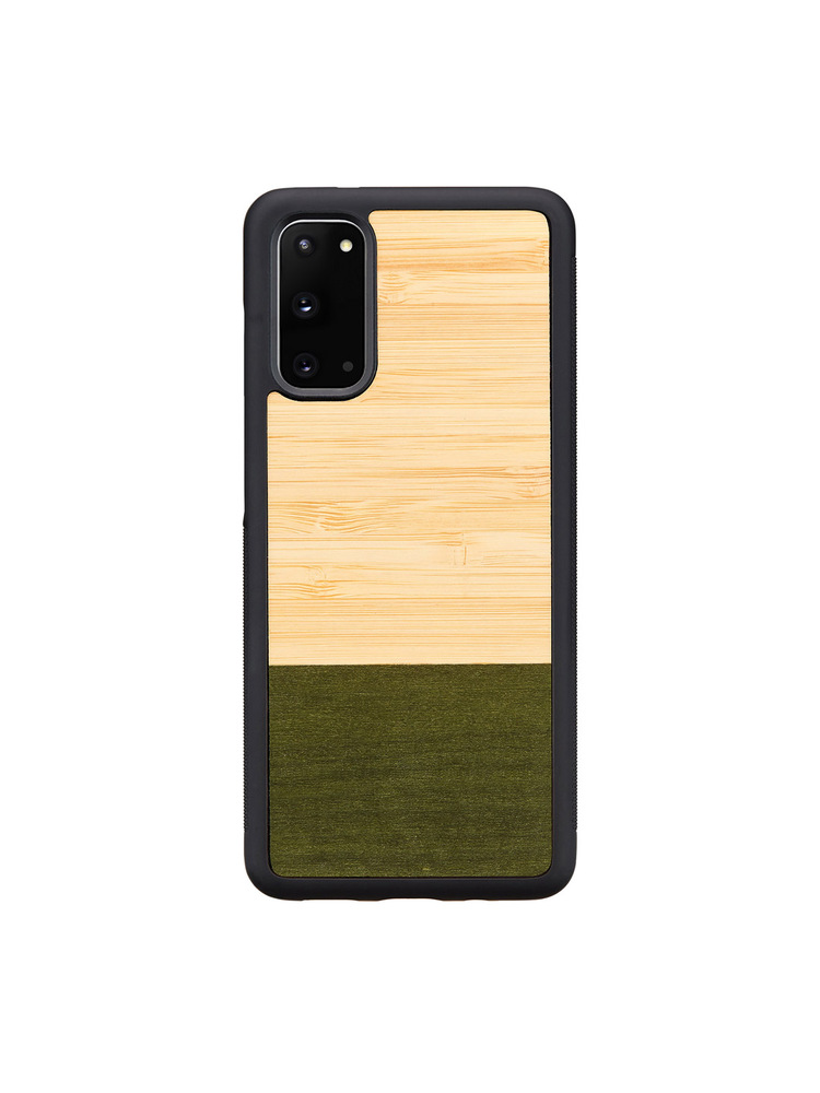 MAN&WOOD case for Galaxy S20 bamboo forest black