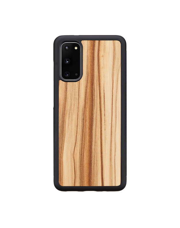 MAN&WOOD case for Galaxy S20 cappuccino black