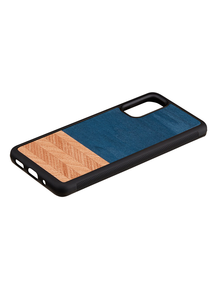 MAN&WOOD case for Galaxy S20 denim black