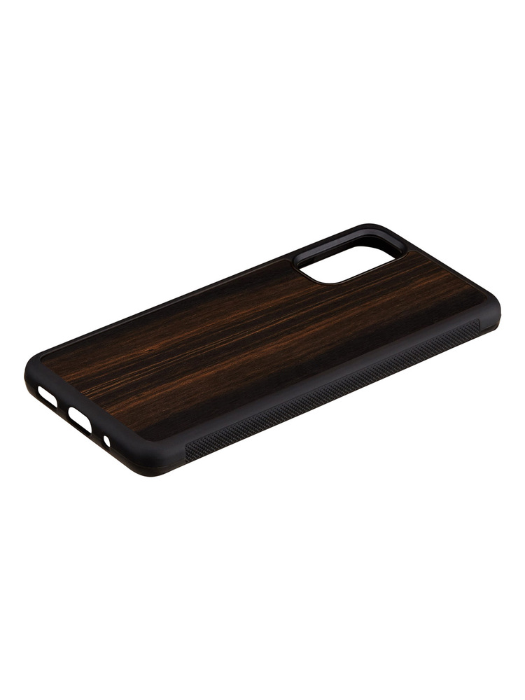 MAN&WOOD case for Galaxy S20 ebony black