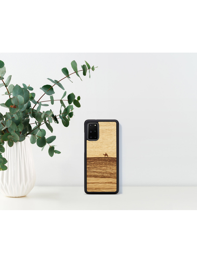 MAN&WOOD case for Galaxy S20+ terra black