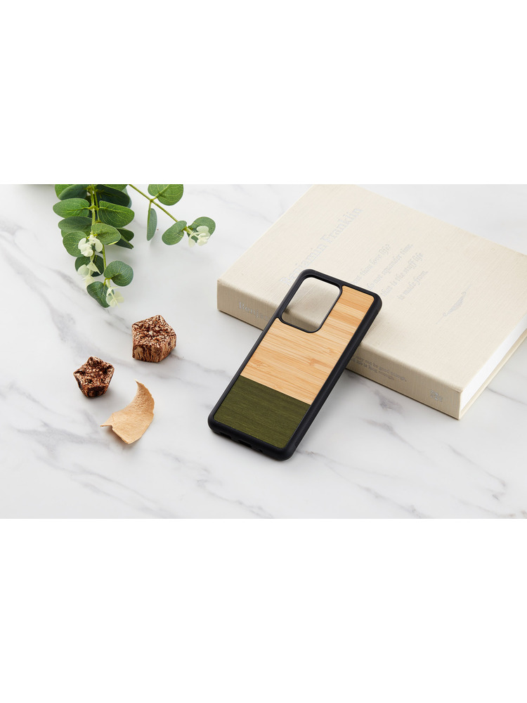 MAN&WOOD case for Galaxy S20 Ultra bamboo forest black
