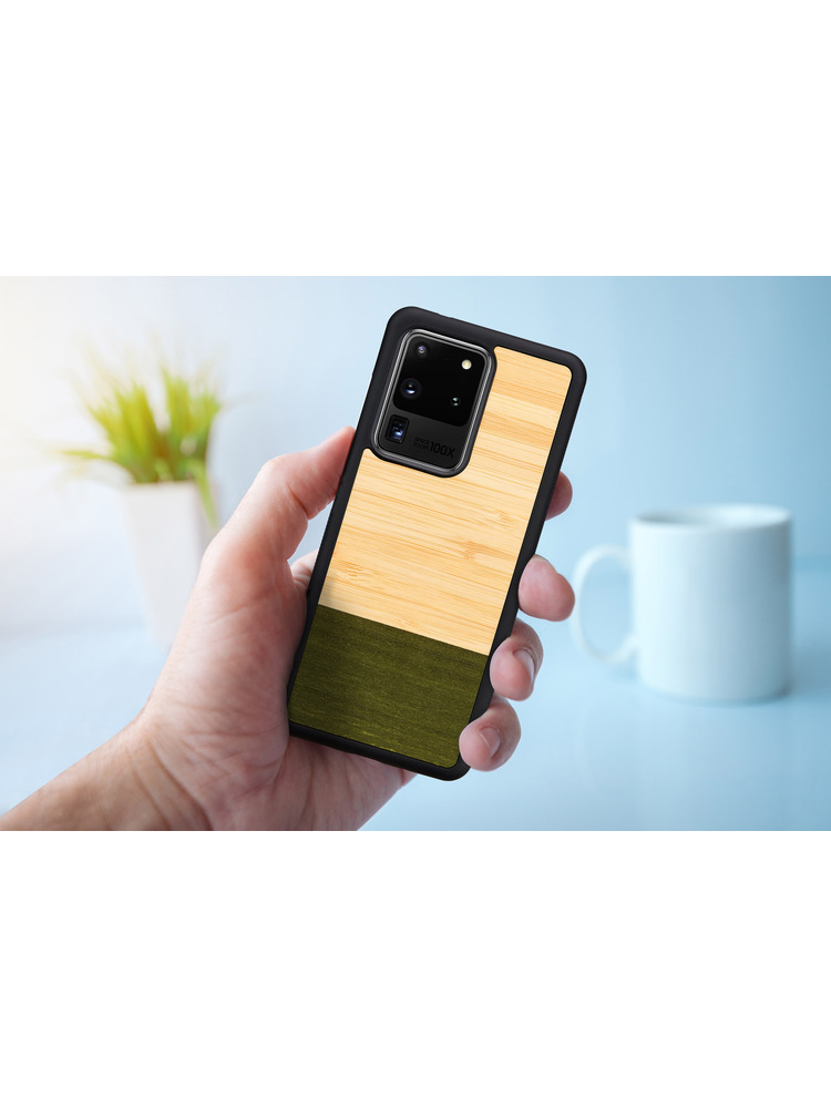 MAN&WOOD case for Galaxy S20 Ultra bamboo forest black