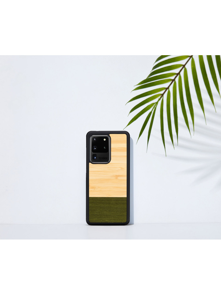 MAN&WOOD case for Galaxy S20 Ultra bamboo forest black