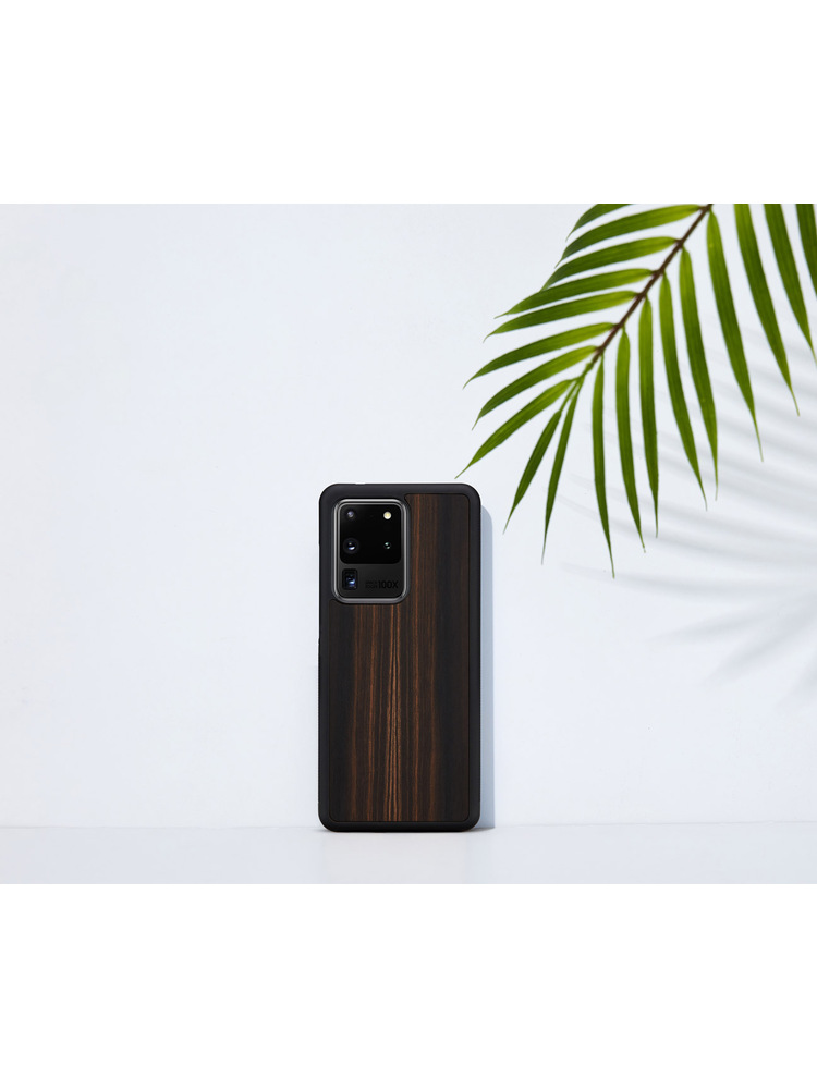 MAN&WOOD case for Galaxy S20 Ultra ebony black