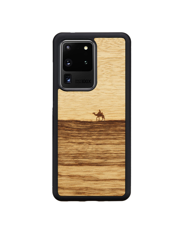 MAN&WOOD case for Galaxy S20 Ultra terra black