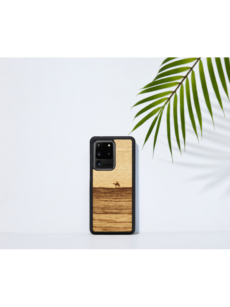 MAN&WOOD case for Galaxy S20 Ultra terra black