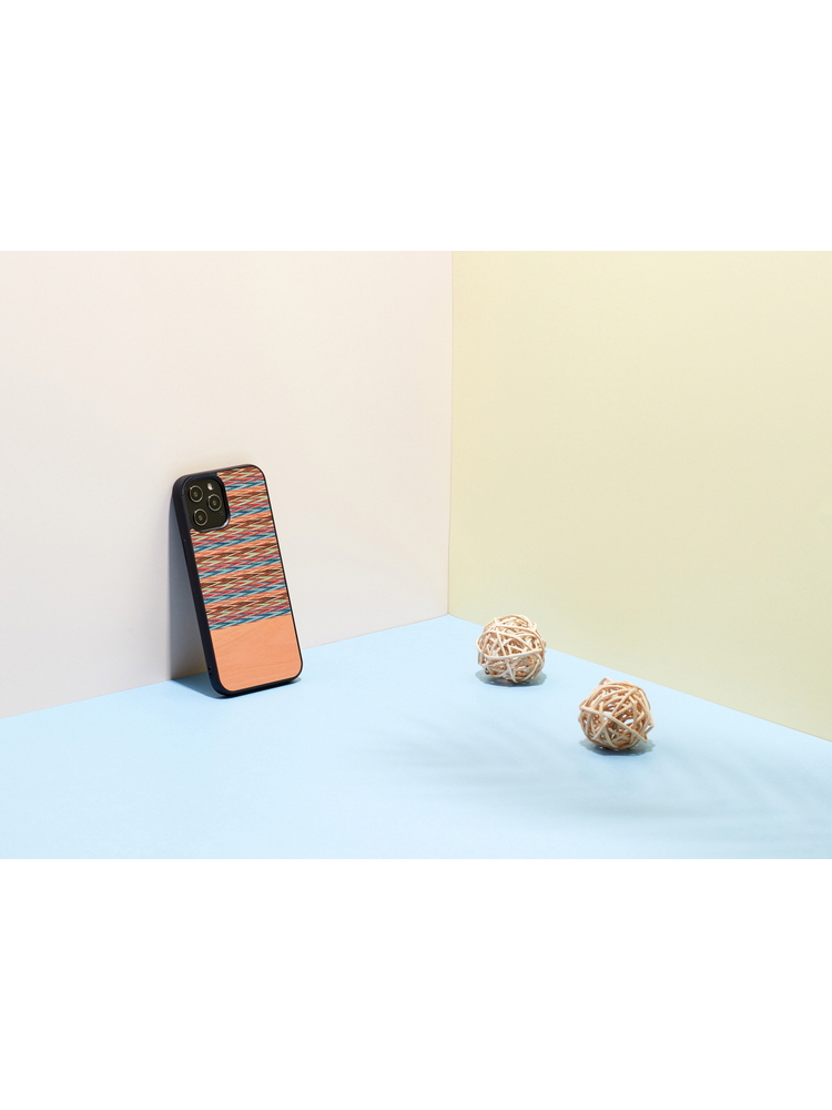 MAN&WOOD case for iPhone 12/12 Pro browny check black