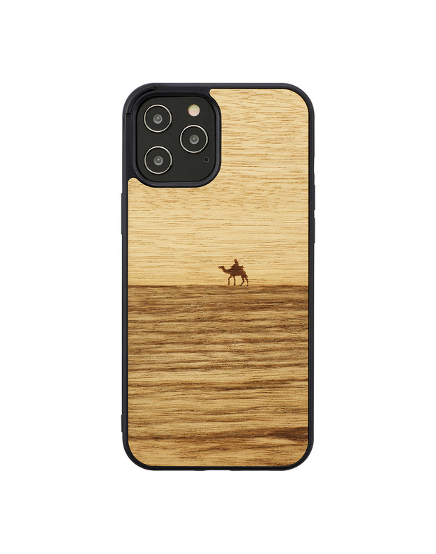 MAN&WOOD case for iPhone 12/12 Pro terra black