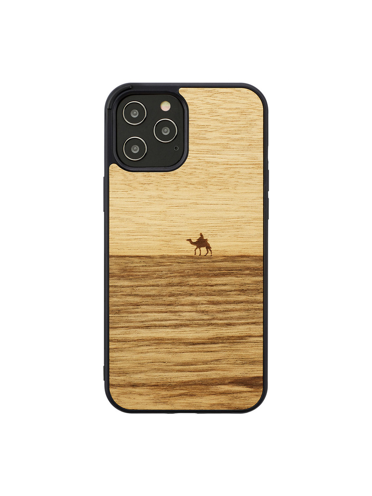 MAN&WOOD case for iPhone 12/12 Pro terra black