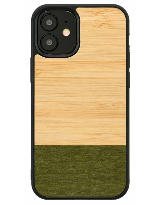 MAN&WOOD case for iPhone 12 mini bamboo forest black