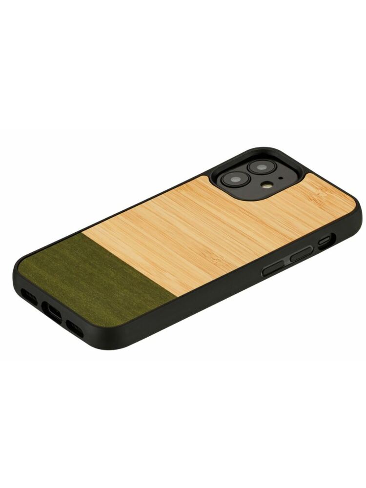 MAN&WOOD case for iPhone 12 mini bamboo forest black