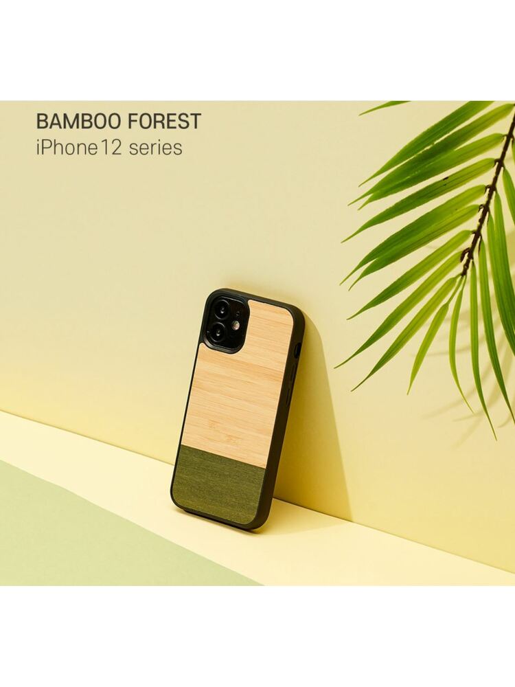 MAN&WOOD case for iPhone 12 mini bamboo forest black