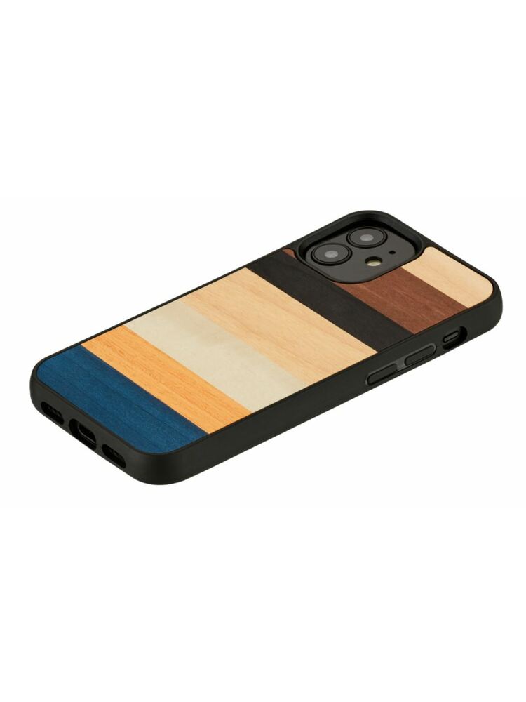 MAN&WOOD case for iPhone 12 mini province black