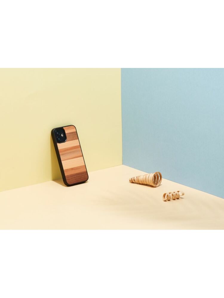 MAN&WOOD case for iPhone 12 mini sabbia black