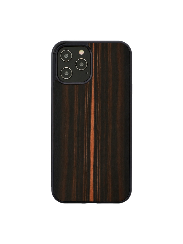 MAN&WOOD case for iPhone 12 Pro Max ebony black