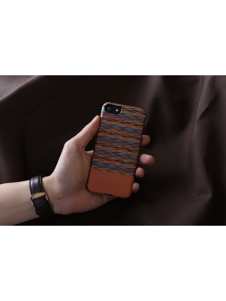 MAN&WOOD case for iPhone 7/8 browny check black