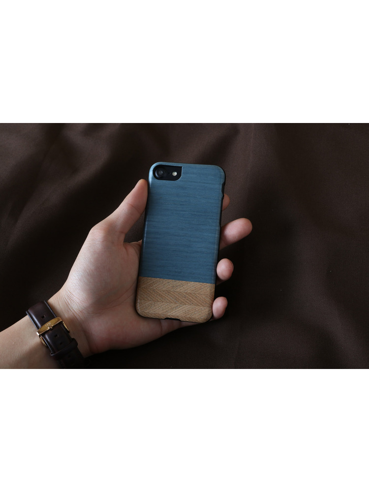 MAN&WOOD case for iPhone 7/8 denim black