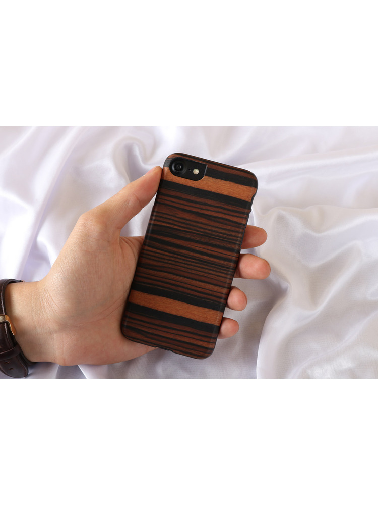 MAN&WOOD case for iPhone 7/8 ebony black